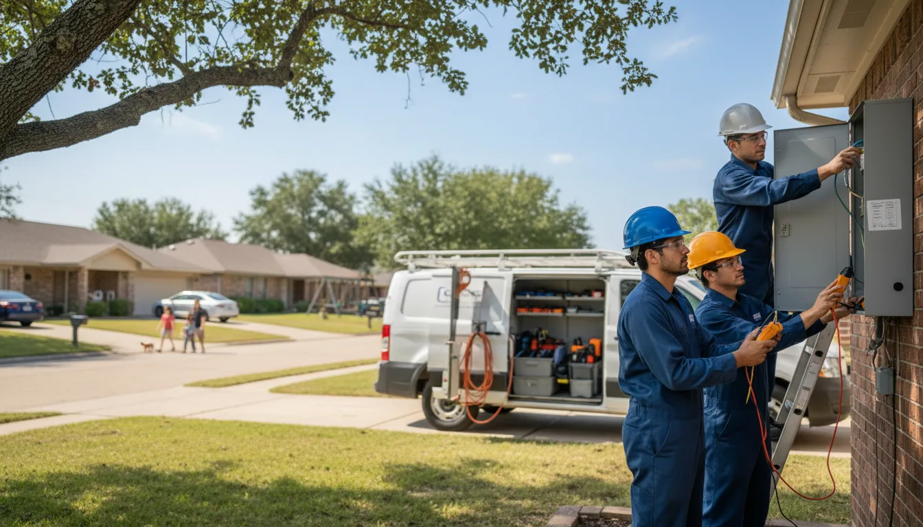 Certified electrician providing emergency electrical services in Lancaster, OH